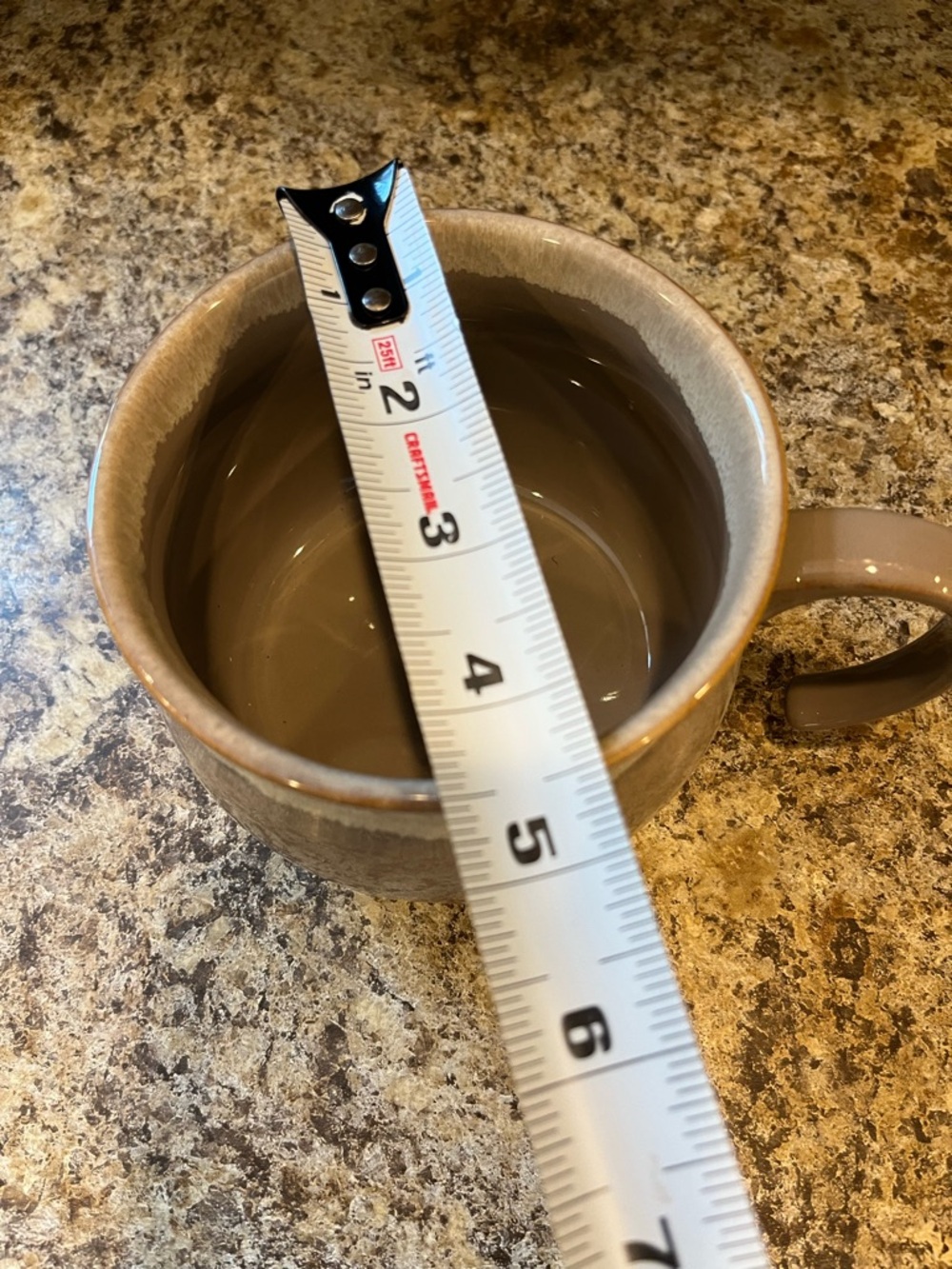 Pfaltzgraff gGlazed Drip Taupe and Cream Soup Mug - Home Dining - Picture 6 of 9